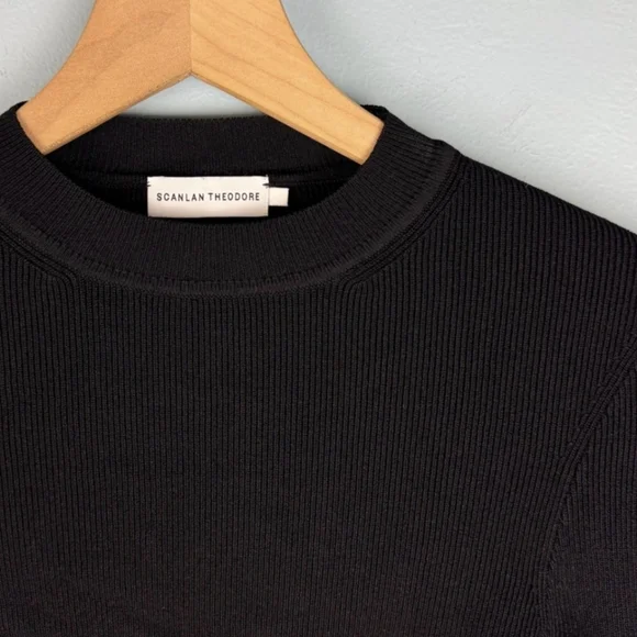 Scanlan Theodore Elegant Black Long Sleeve Top - Picture 3 of 5